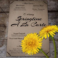 Springtime A La Carte (Illustrated)