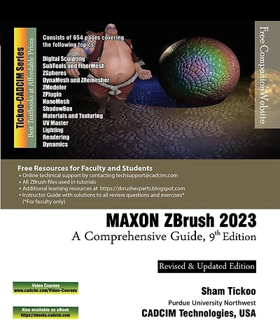 MAXON ZBrush 2023: A Comprehensive Guide, 9th Edition