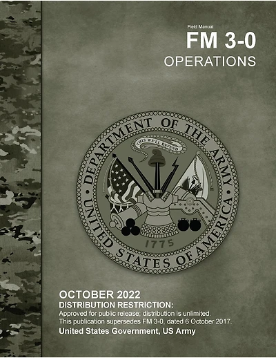 Field Manual FM 3-0 Operations October 2022