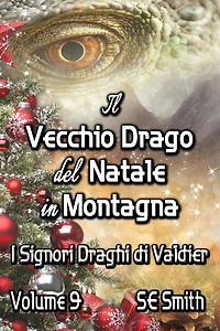 Il vecchio drago del Natale montagna