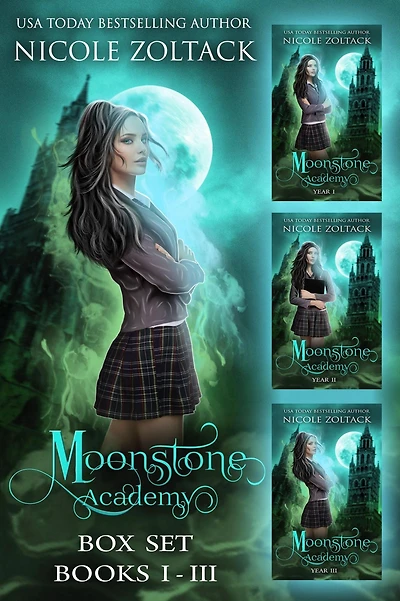 Moonstone Academy Complete Box Set 1-3: Mayhem of Magic
