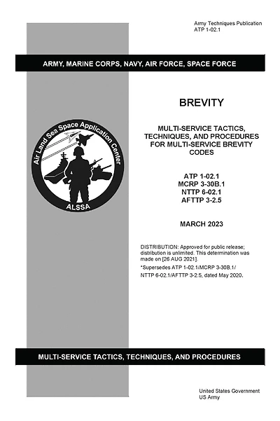 Army Techniques Publication ATP 1-02.1 Brevity March 2023