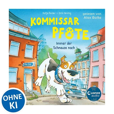 Kommissar Pfote (Band 1) - Immer der Schnauze nach: Begleite den beliebten Hunde-Held bei seiner Spurensuche - Lustiger Kinderkrimi zum Hören ab 6 Jahren