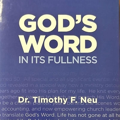 God's Word its Fullness