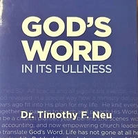 God's Word its Fullness