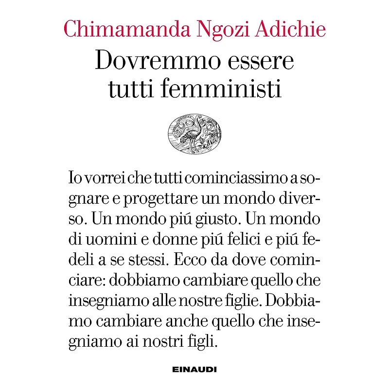 Dovremmo essere tutti femministi (We Should All Be Feminists)