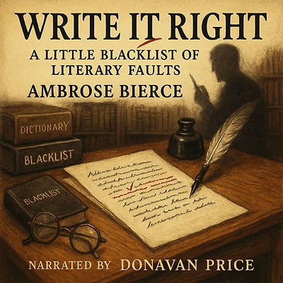 Write It Right: A Little Blacklist Of Literary Faults