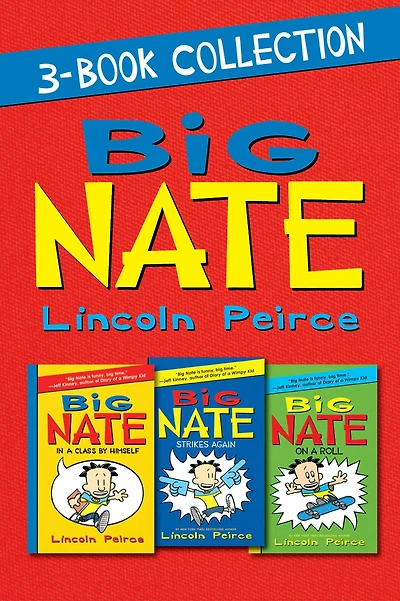 Big Nate 3-Book Collection: Nate: a Class by Himself, Strikes Again, on Roll