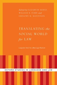 Translating the Social World for Law: Linguistic Tools a New Legal Realism