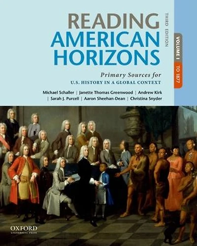 Reading American Horizons: Primary Sources for U.S. History in a Global Context