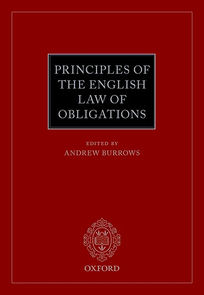 Principles of the English Law of Obligations
