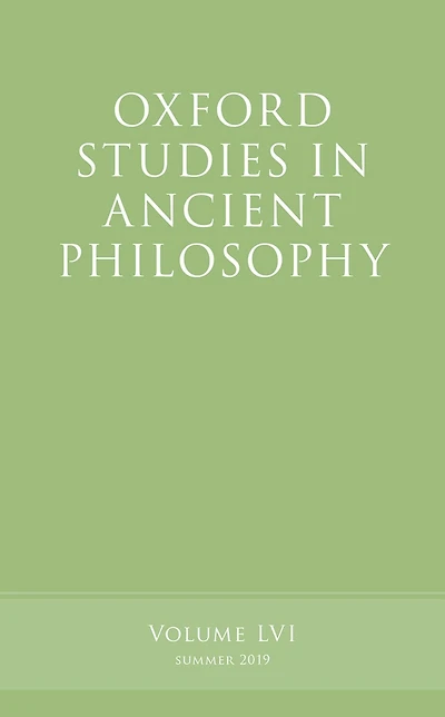 Oxford Studies Ancient Philosophy