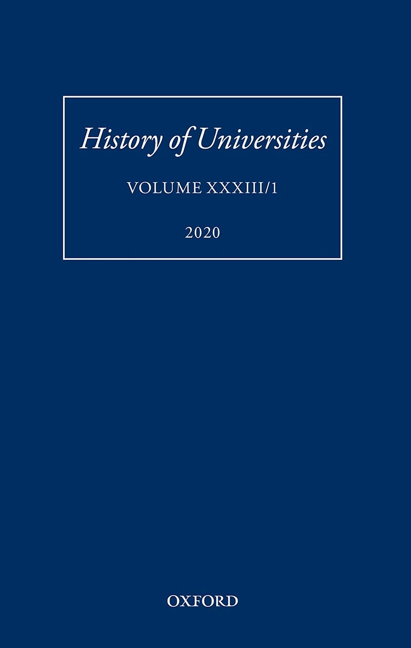 History of Universities: Volume XXXIII/1