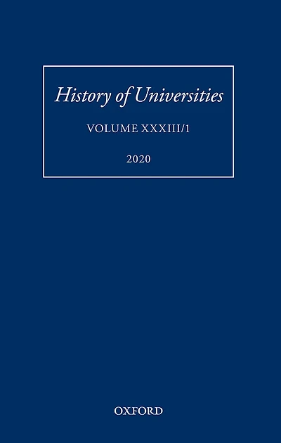 History of Universities: Volume XXXIII/1