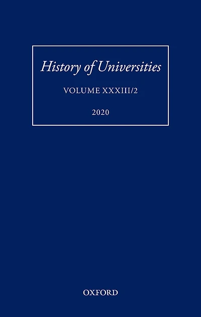 History of Universities Volume XXXIII/2