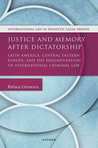 Justice and Memory after Dictatorship: Latin America, Central Eastern Europe, the Fragmentation of International Criminal Law