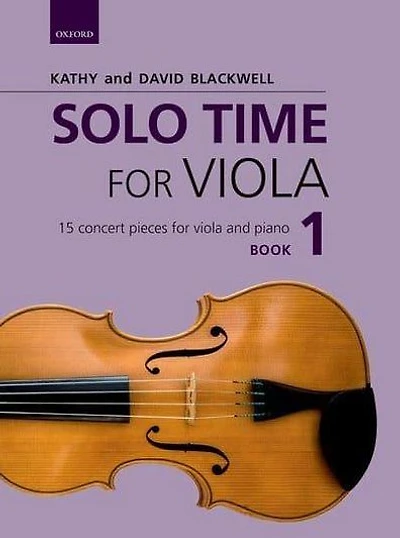 Solo Time for Viola Book 1: 15 concert pieces for viola and piano