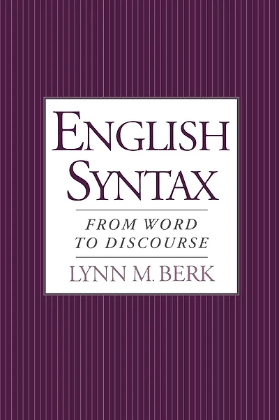 English Syntax: From Word to Discourse