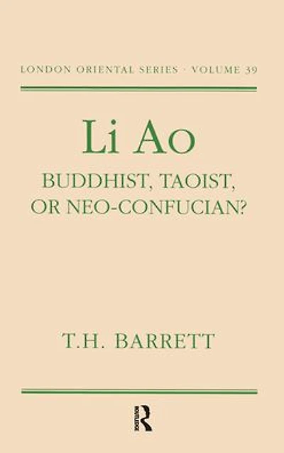 Li Ao: Buddhist, Taoist or Neo-Confucian?