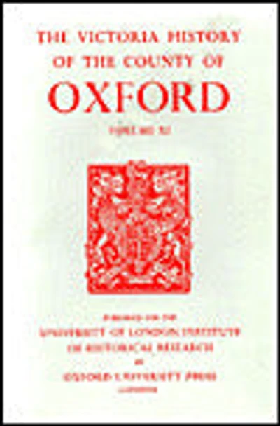 A History of the County of Oxford: Volume XI: Wootton Hundred (Northern Part)