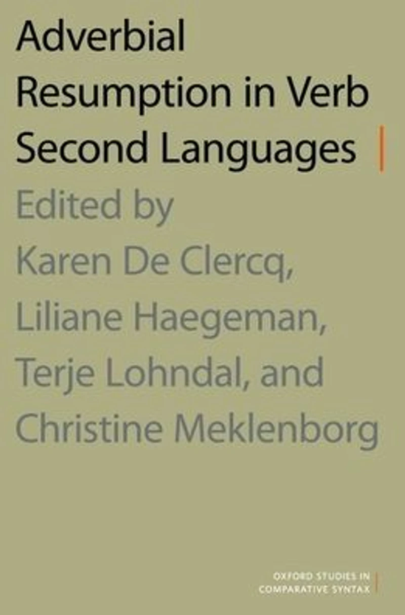 Adverbial Resumption Verb Second Languages