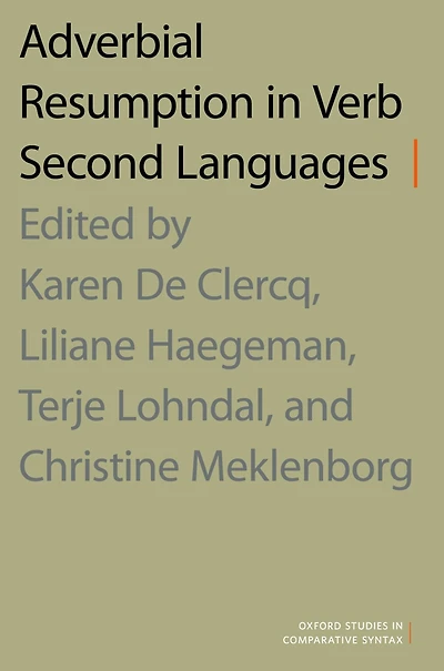 Adverbial Resumption Verb Second Languages