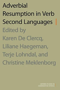 Adverbial Resumption Verb Second Languages