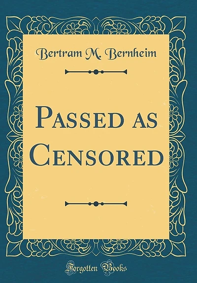 Passed as Censored (Classic Reprint)