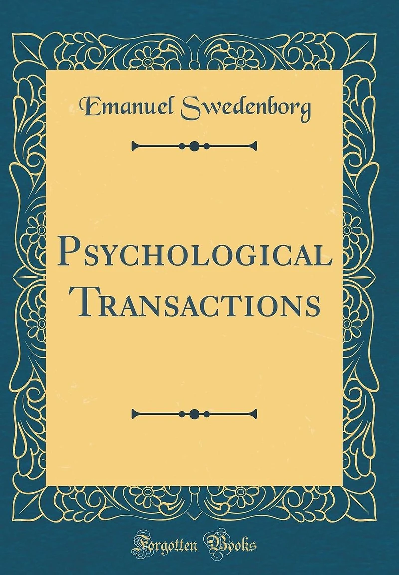 Psychological Transactions (Classic Reprint)