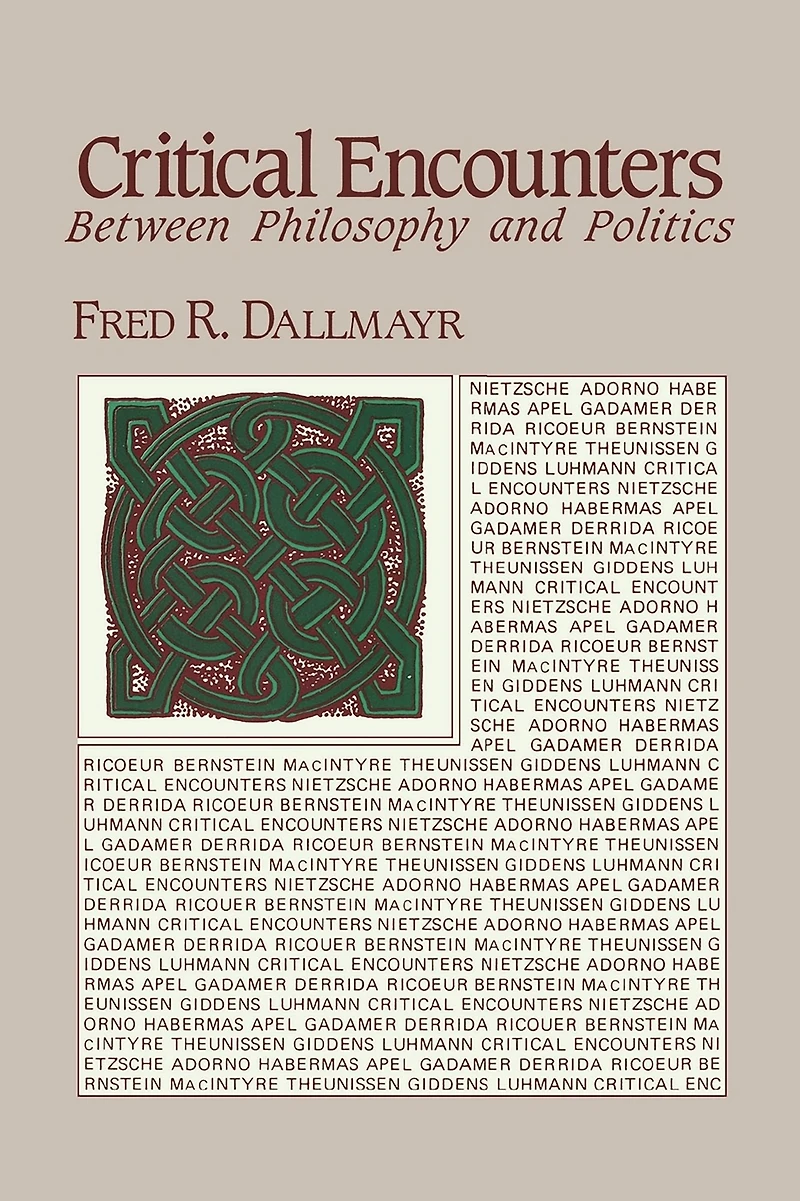 Critical Encounters: Between Philosophy and Politics