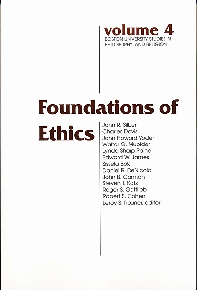 Foundations of Ethics