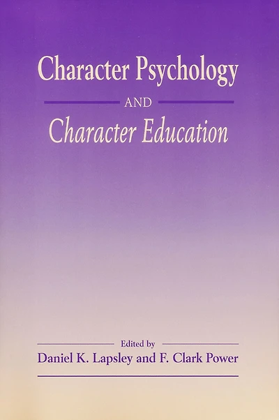 Character Psychology And Education