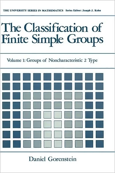 The Classification of Finite Simple Groups: Volume 1: Groups Noncharacteristic 2 Type