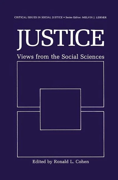 Justice: Views from the Social Sciences