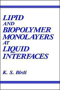 Lipid and Biopolymer Monolayers at Liquid Interfaces