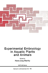 Experimental Embryology Aquatic Plants and Animals
