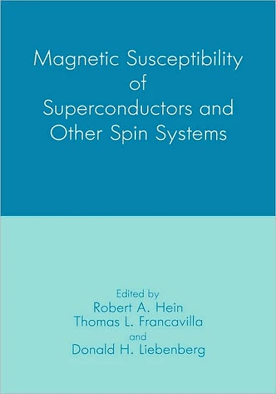 Magnetic Susceptibility of Superconductors and Other Spin Systems