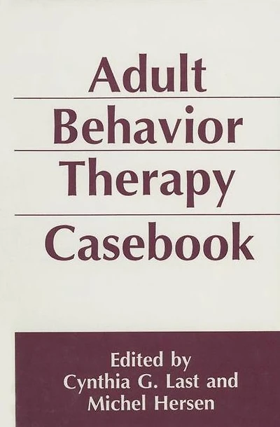 Adult Behavior Therapy Casebook