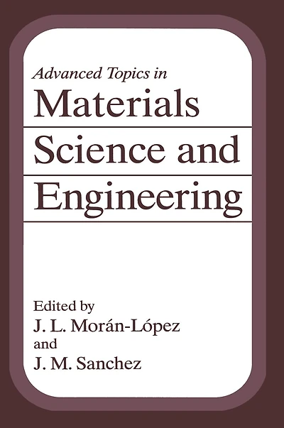 Advanced Topics in Materials Science and Engineering