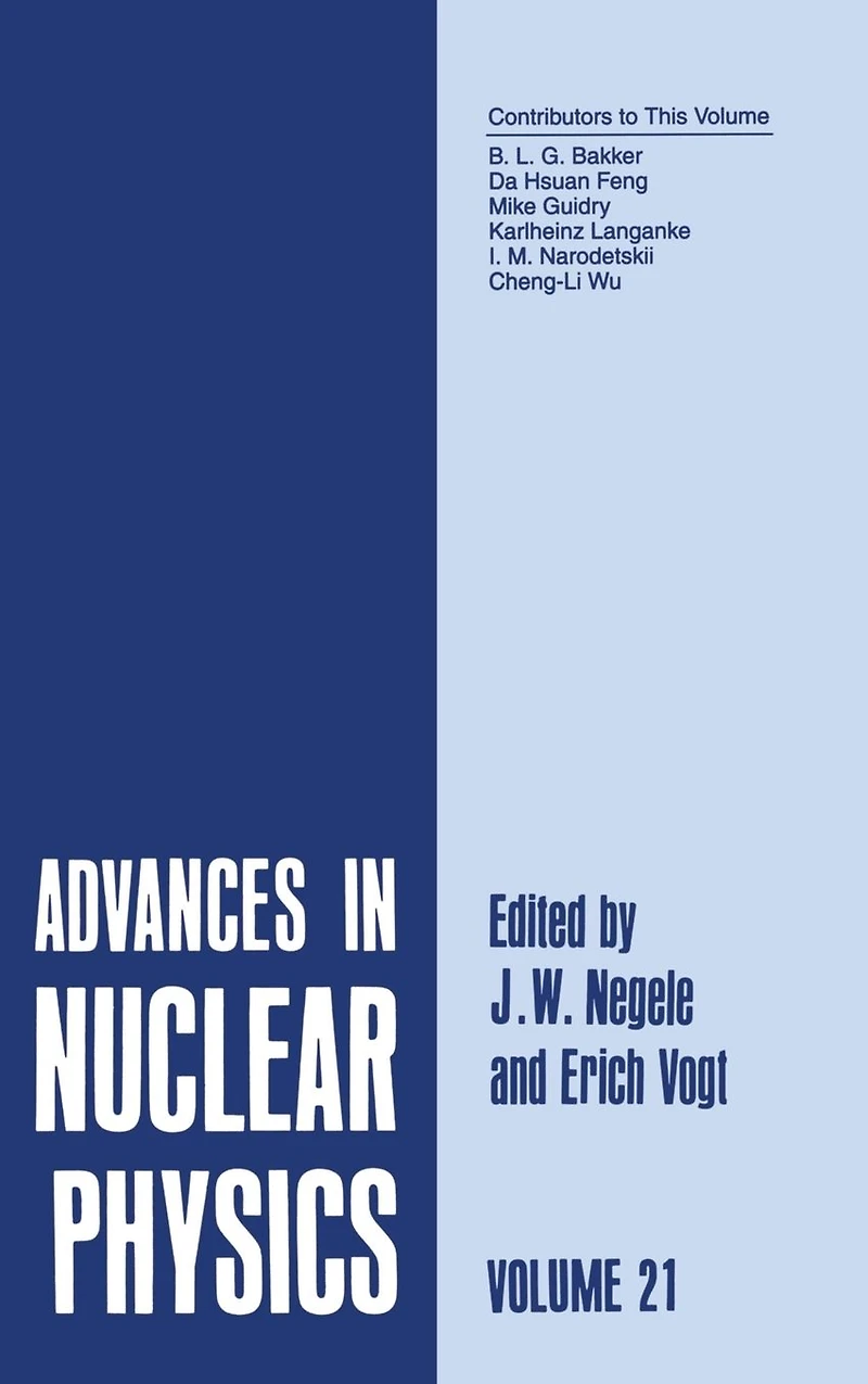Advances Nuclear Physics: Volume 21