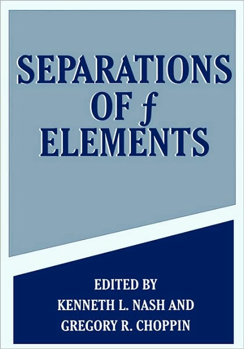 Separations of f Elements
