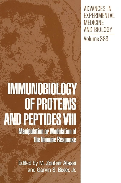 Immunobiology of Proteins and Peptides VIII: Manipulation or Modulation the Immune Response