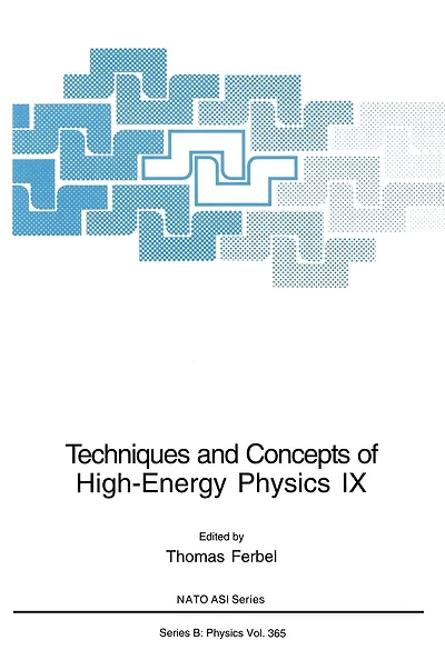Techniques and Concepts of High-Energy Physics IX
