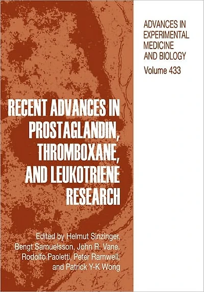 Recent Advances Prostaglandin, Thromboxane, and Leukotriene Research