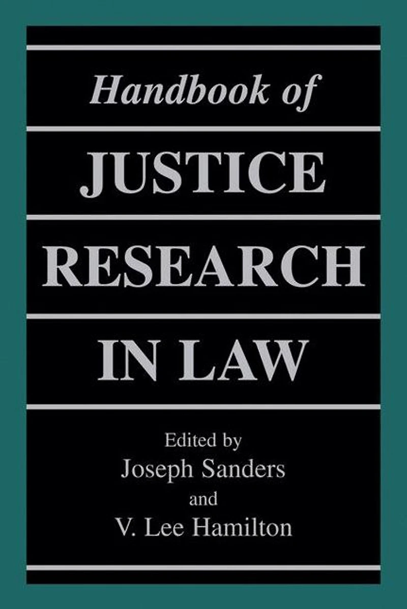 Handbook of Justice Research Law