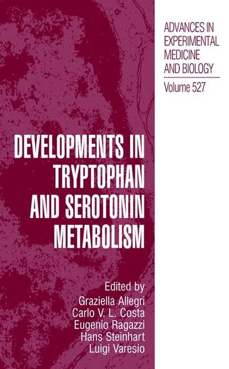 Developments Tryptophan and Serotonin Metabolism