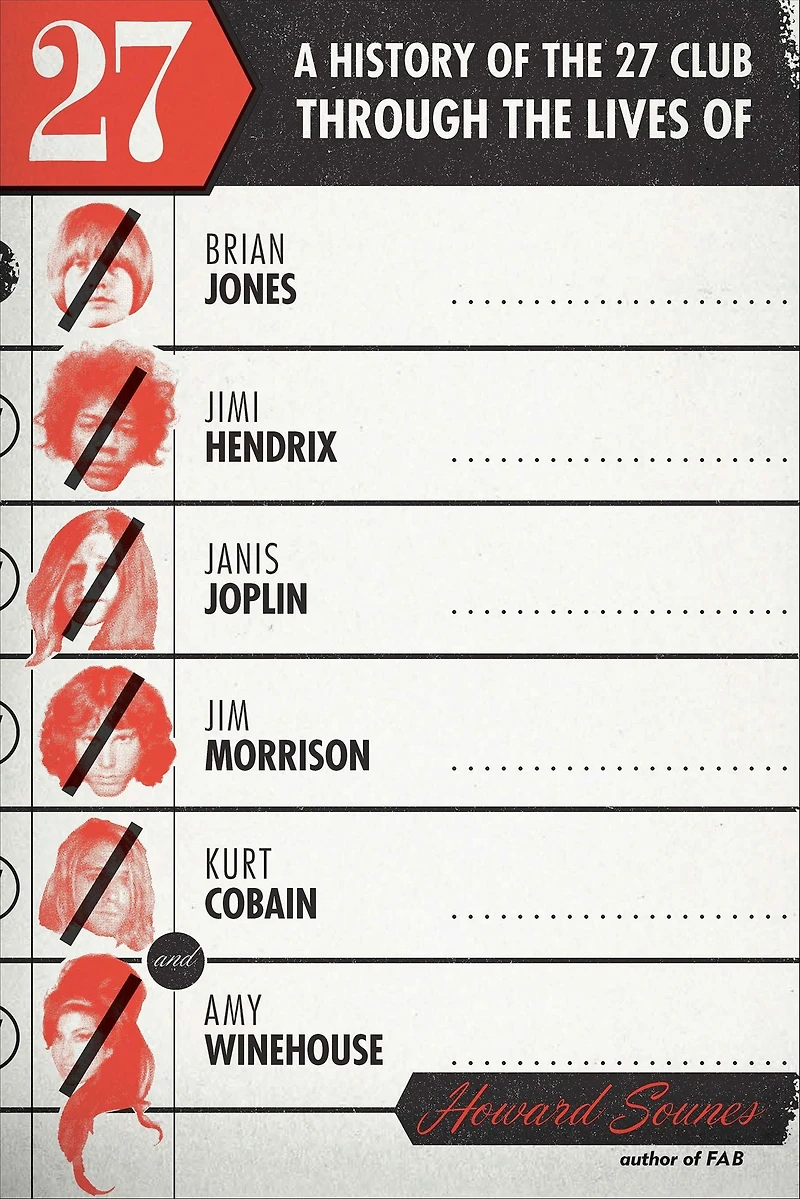 27: A History of the 27 Club Through Lives Brian Jones, Jimi Hendrix, Janis Joplin, Jim Morrison, Kurt Cobain, and Amy Winehouse