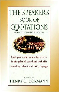 The Speaker's Book of Quotations