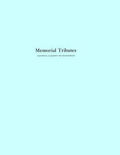 Memorial Tributes: Volume 1