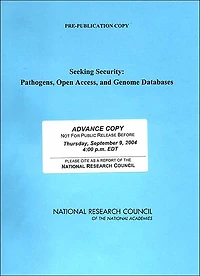 Seeking Security: Pathogens, Open Access, and Genome Databases